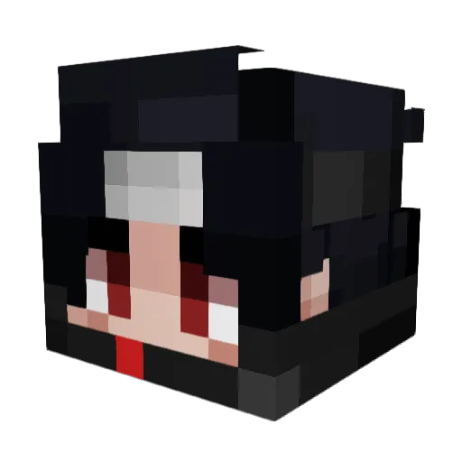 Smokidoki Minecraft avatar head, 3D render