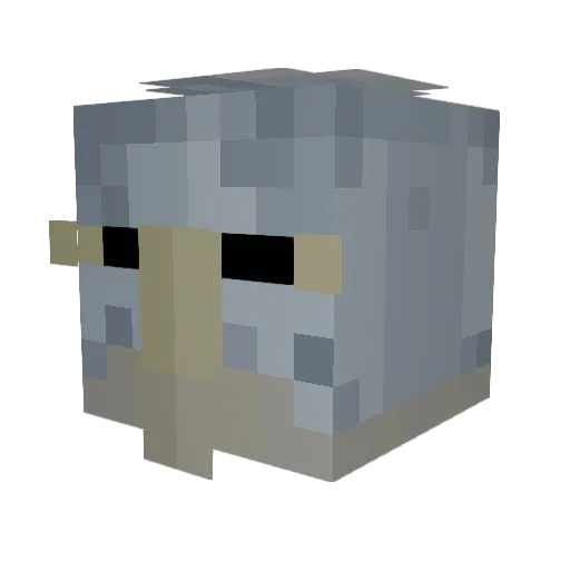 SmokinRob Minecraft avatar head, 3D render