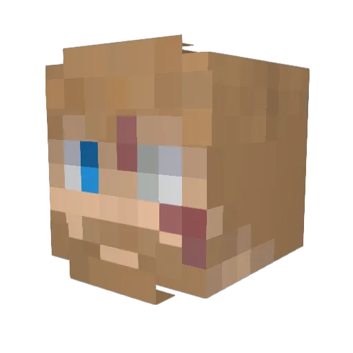 Smokin_Jesus_Yea Minecraft avatar head, 3D render