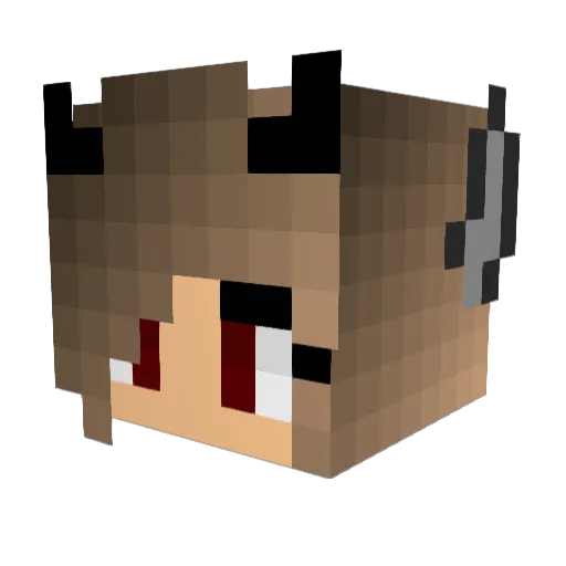 SmokingNGrinding Minecraft avatar head, 3D render