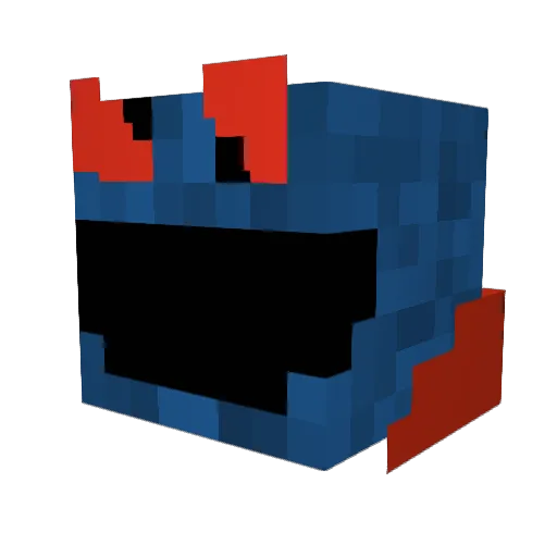 SmokingSteakDE Minecraft avatar head, 3D render