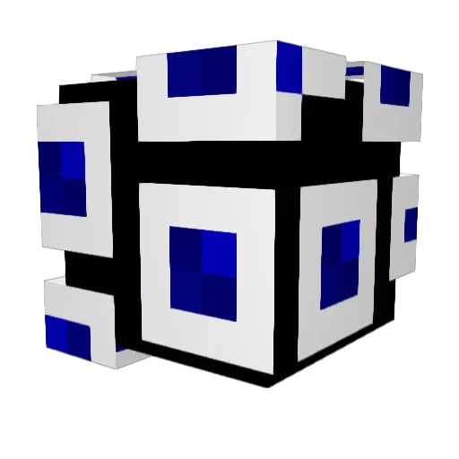 SmokoLeVrai Minecraft avatar head, 3D render