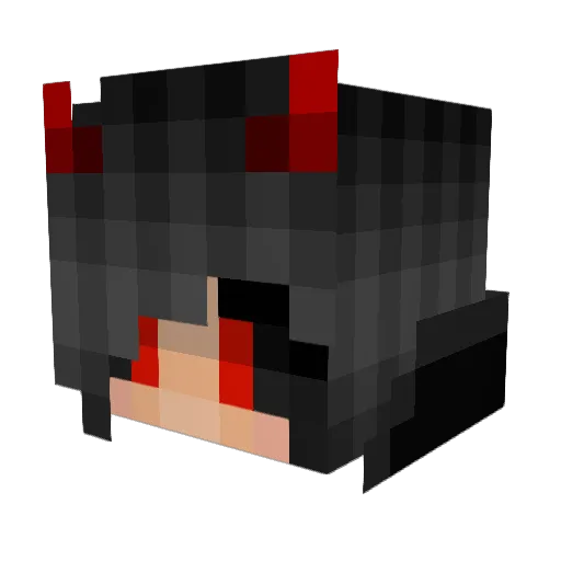SmokyBlaze Minecraft avatar head, 3D render