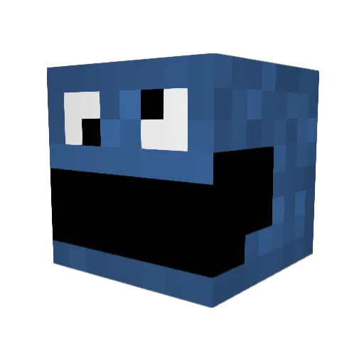 SmokyFool Minecraft avatar head, 3D render