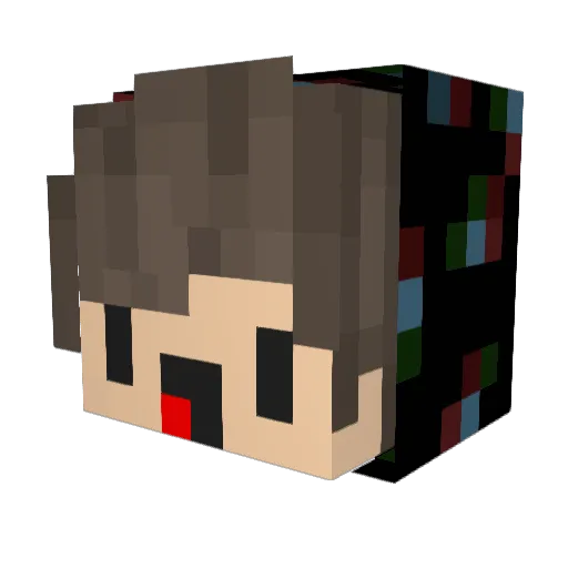 Smoky_TM Minecraft avatar head, 3D render