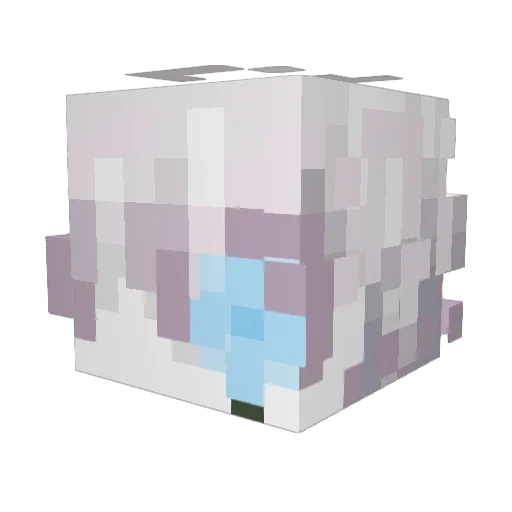 SmolAsteris Minecraft avatar head, 3D render