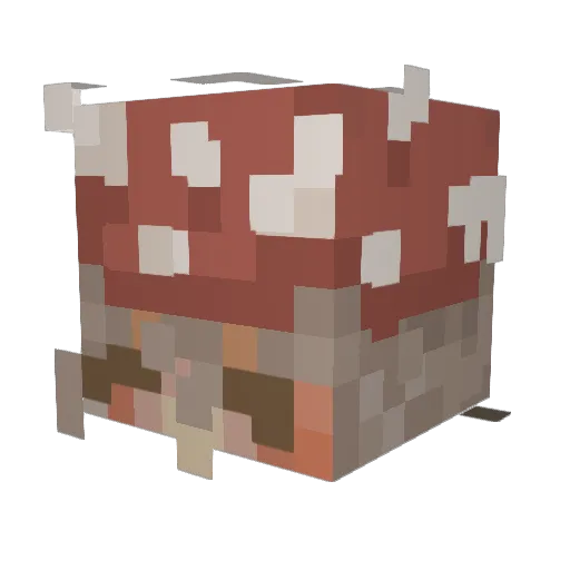 SmolBeanFairy Minecraft avatar head, 3D render