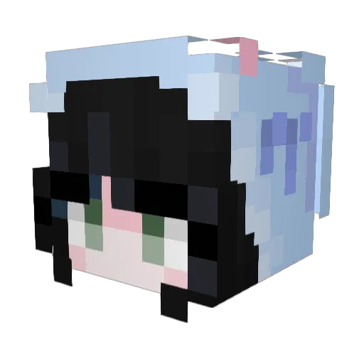 Smol_Stupid Minecraft avatar head, 3D render