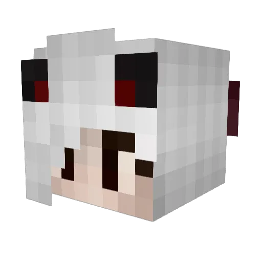 Smolenskaya Minecraft avatar head, 3D render