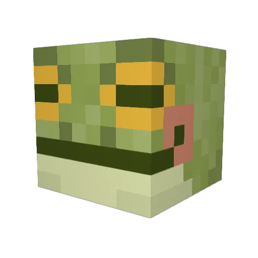 Smolinch Minecraft avatar head, 3D render