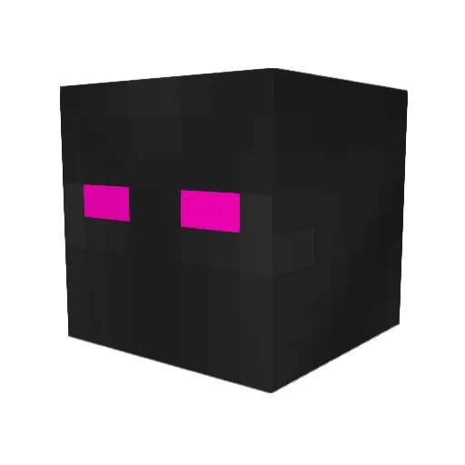 Smollle Minecraft avatar head, 3D render