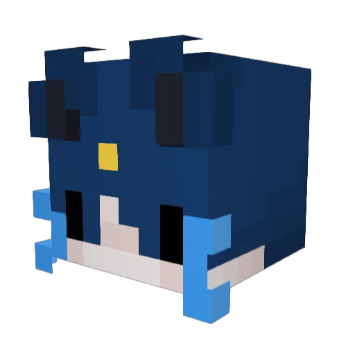 Smollysti Minecraft avatar head, 3D render