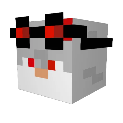 Smondy Minecraft avatar head, 3D render