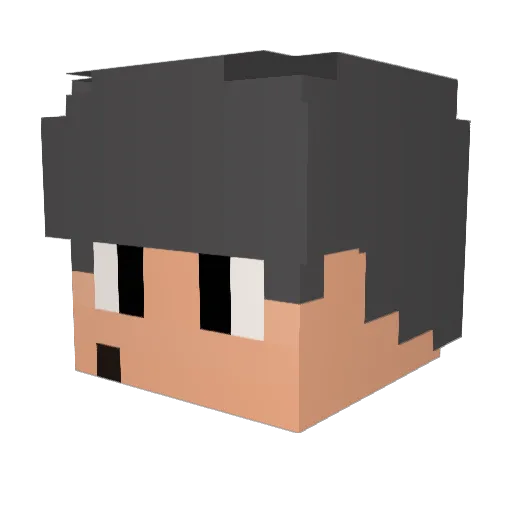 Smongworld_ Minecraft avatar head, 3D render