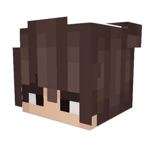 Smonzz Minecraft avatar head, 3D render