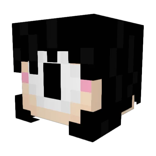 Smooky__ Minecraft avatar head, 3D render