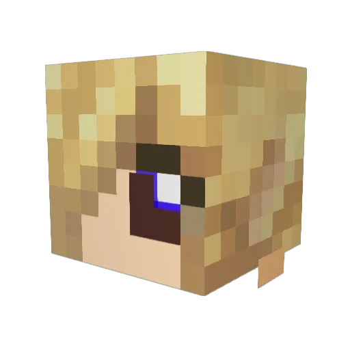 Smoore444 Minecraft avatar head, 3D render
