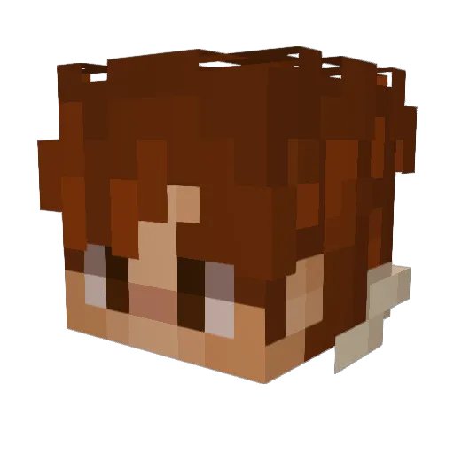 SmoothJazz708 Minecraft avatar head, 3D render