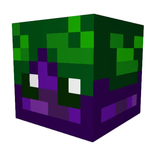 SmoothSplash Minecraft avatar head, 3D render