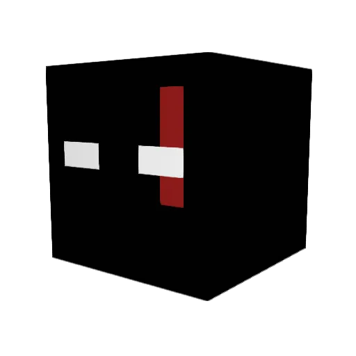 Smooth_AD Minecraft avatar head, 3D render