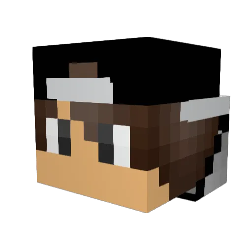 Smooth_Crits Minecraft avatar head, 3D render