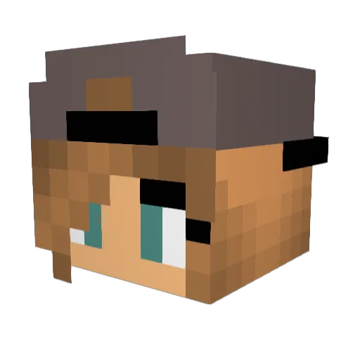 Smoothi1 Minecraft avatar head, 3D render