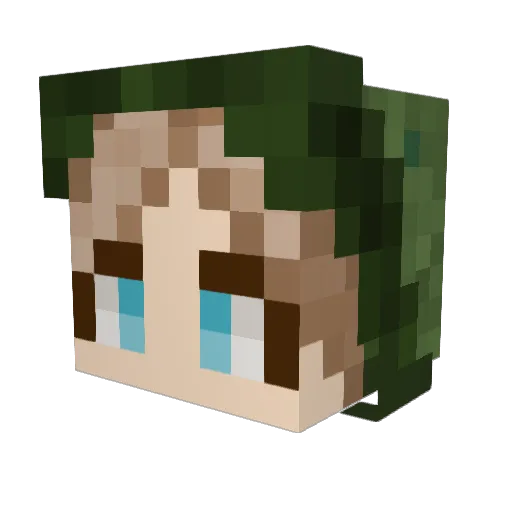 Smoothi3_ Minecraft avatar head, 3D render