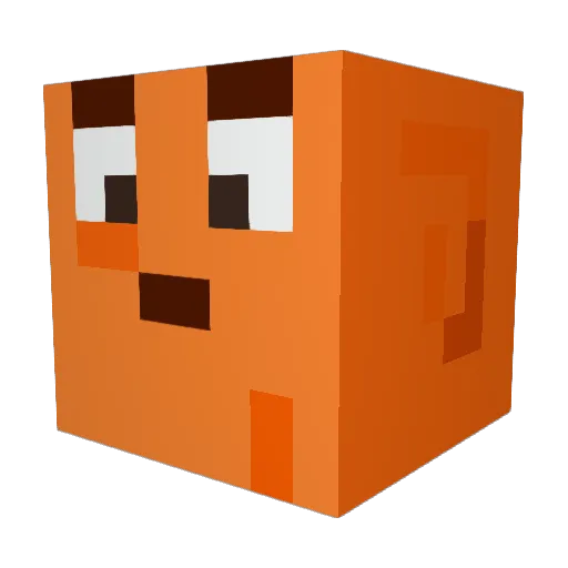 Smoothietach Minecraft avatar head, 3D render