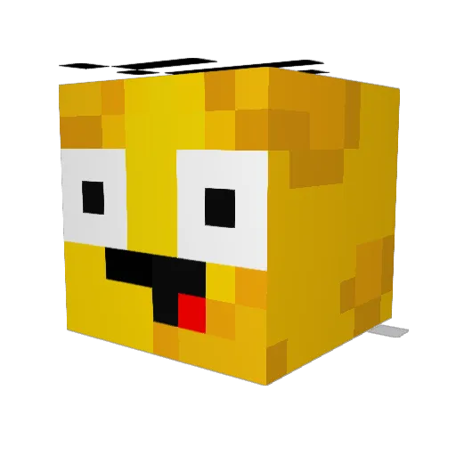 Smootho Minecraft avatar head, 3D render