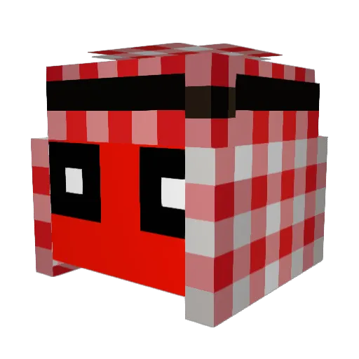 SmooveMoab Minecraft avatar head, 3D render