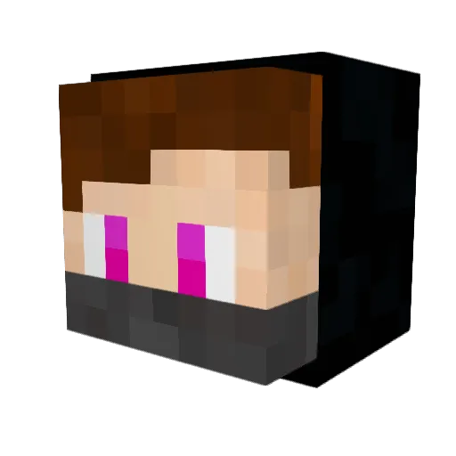 SmorThy Minecraft avatar head, 3D render