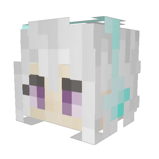 SmoreJam Minecraft avatar head, 3D render