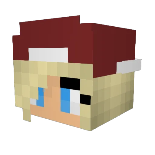 SmoreKitty8356 Minecraft avatar head, 3D render