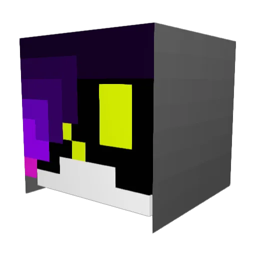 Smores09899 Minecraft avatar head, 3D render
