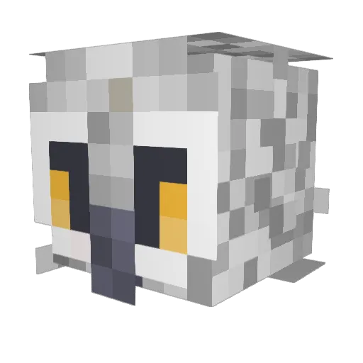 SmoreyO Minecraft avatar head, 3D render