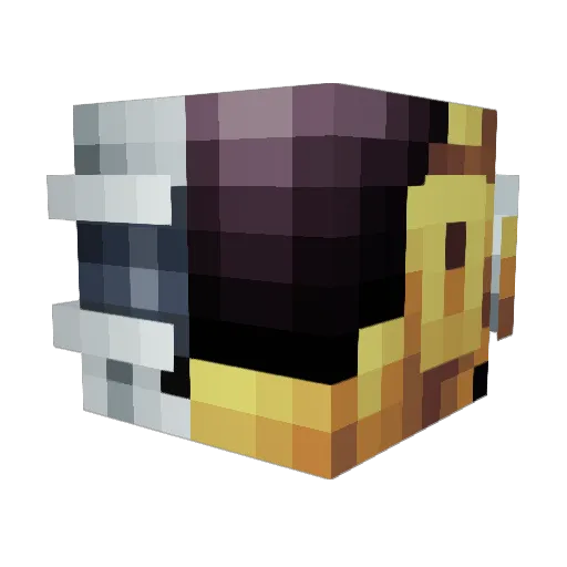 Smorgasbordator Minecraft avatar head, 3D render