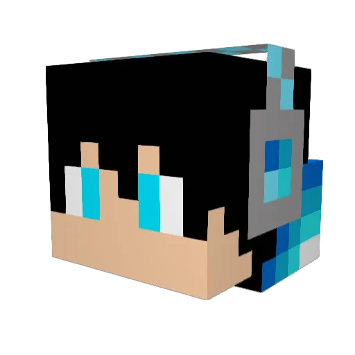 Smoule Minecraft avatar head, 3D render