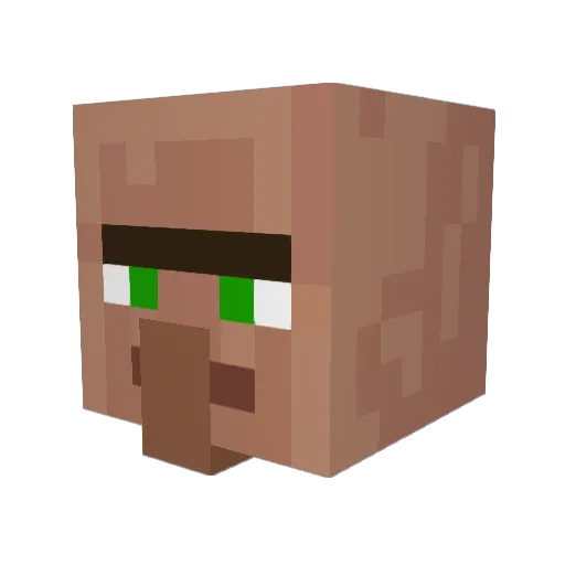 Smowoshy Minecraft avatar head, 3D render