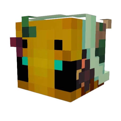 Smqshy Minecraft avatar head, 3D render