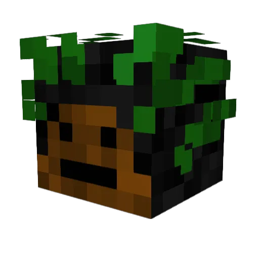 Smrod3k Minecraft avatar head, 3D render