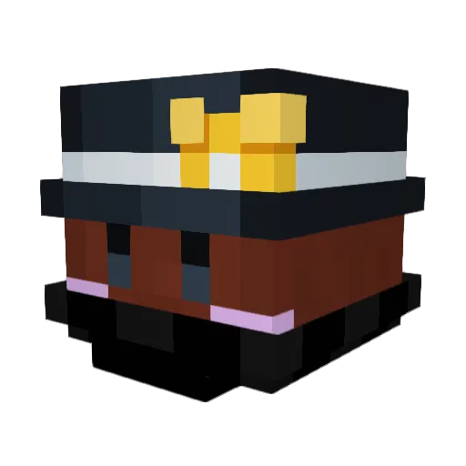Smrtic Minecraft avatar head, 3D render