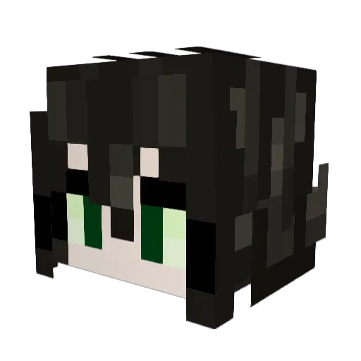 Smrzgk Minecraft avatar head, 3D render