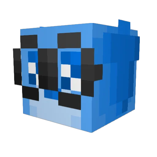 SmugMatty Minecraft avatar head, 3D render