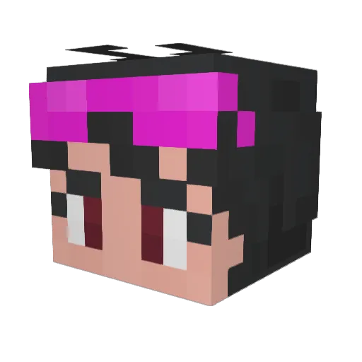 SmugValor Minecraft avatar head, 3D render