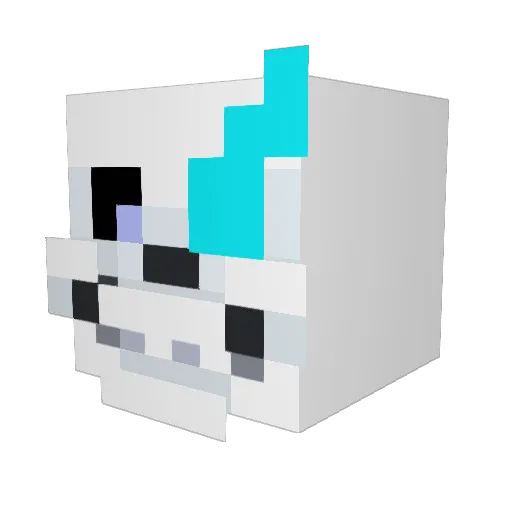 Smug_Wave Minecraft avatar head, 3D render