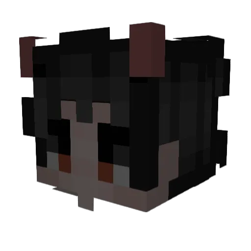 SmuggyLOL Minecraft avatar head, 3D render