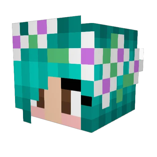 SmukkeMille2607 Minecraft avatar head, 3D render