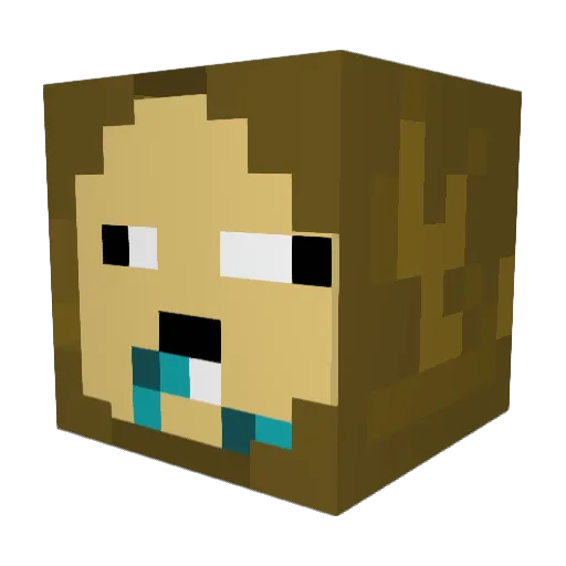 SmulanS5 Minecraft avatar head, 3D render