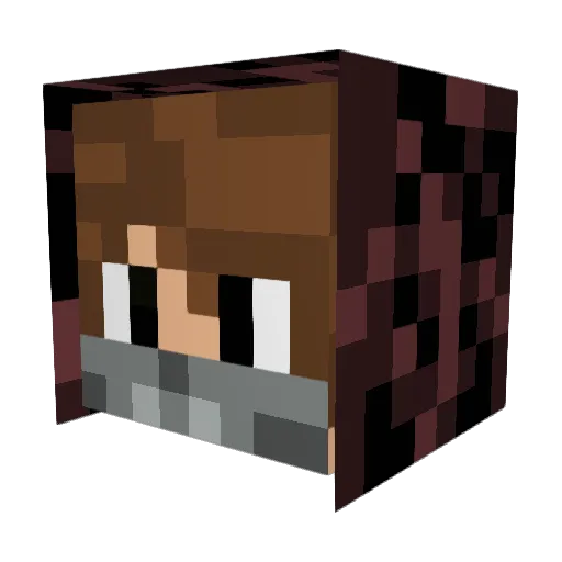 Smulnisse Minecraft avatar head, 3D render
