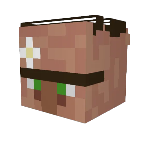Smunkle Minecraft avatar head, 3D render